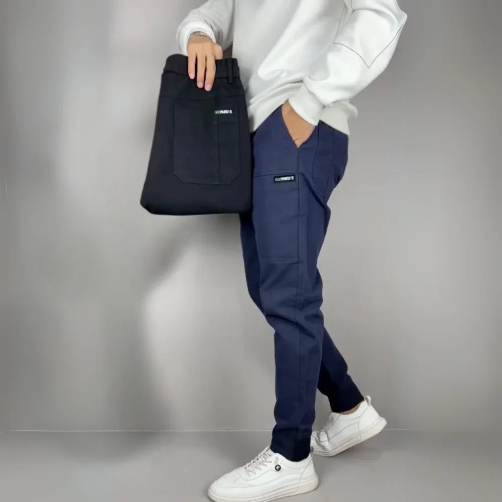 Pantaloni cargo elasticizzati