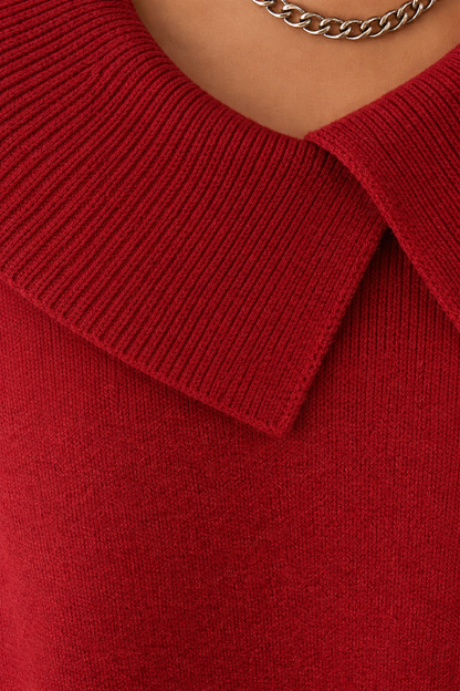 LUCIA║Maglione caldo con collo morbido