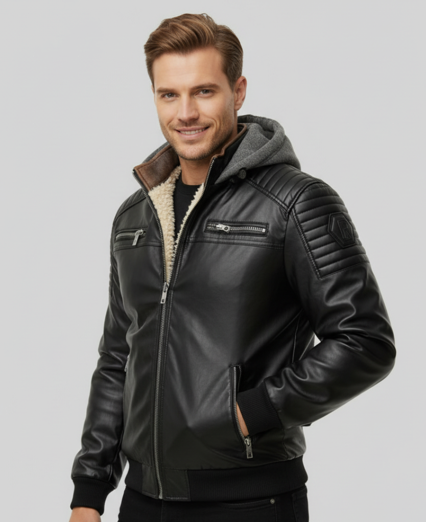PELLE™║cappotto classico da uomo