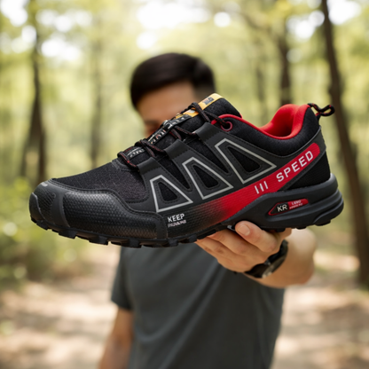 KEEP 3 | Scarpe da Trekking ProGrip Nere e Rosse