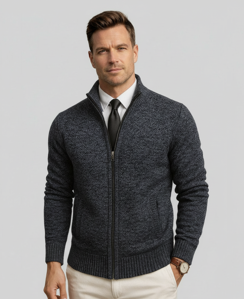 LUCIAN™║Maglione foderato in lana merino