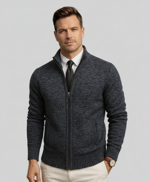 LUCIAN™║Maglione foderato in lana merino