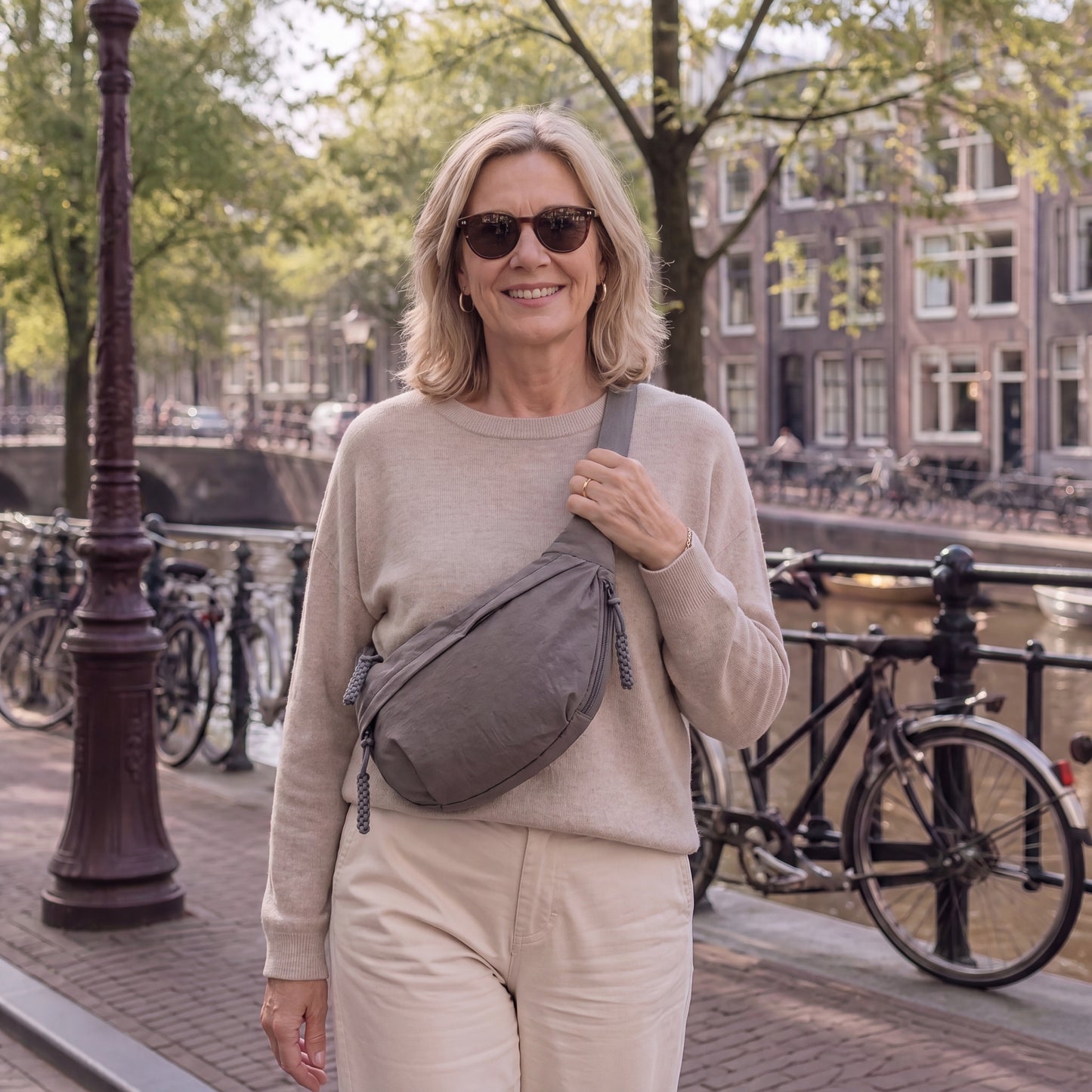 Chiara | Bolso de Hombro Gris