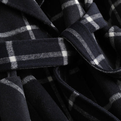 VALERIA™║Elegante cappotto di lana a quadri