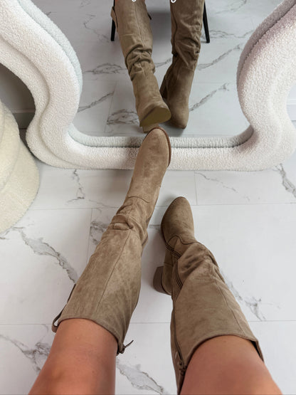 Stivali alti Margo Taupe