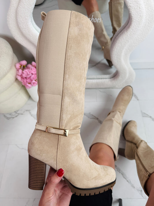 Stivali alti Tamar Beige