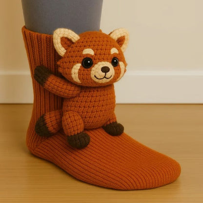 Calcetines de peluche™║Edición Animales Divertidos