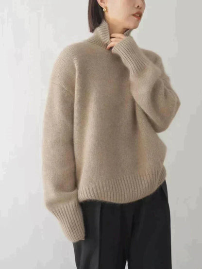 BELLA™║Elegante maglione a collo alto