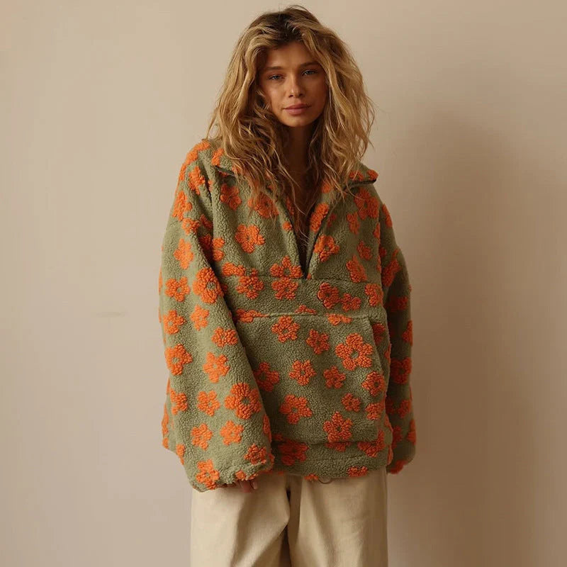 FLORENCIA™║Maglione con stampa floreale