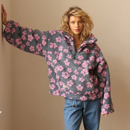 FLORENCIA™║Maglione con stampa floreale