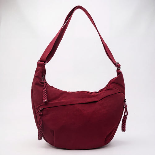Rosa | Bolso de Hombro Burdeos