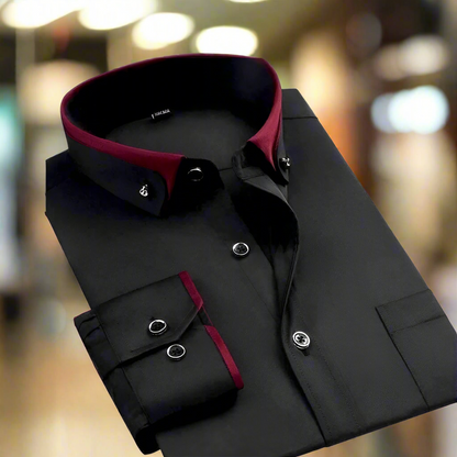ADALBERT™ | Camicia classica in cotone a maniche lunghe