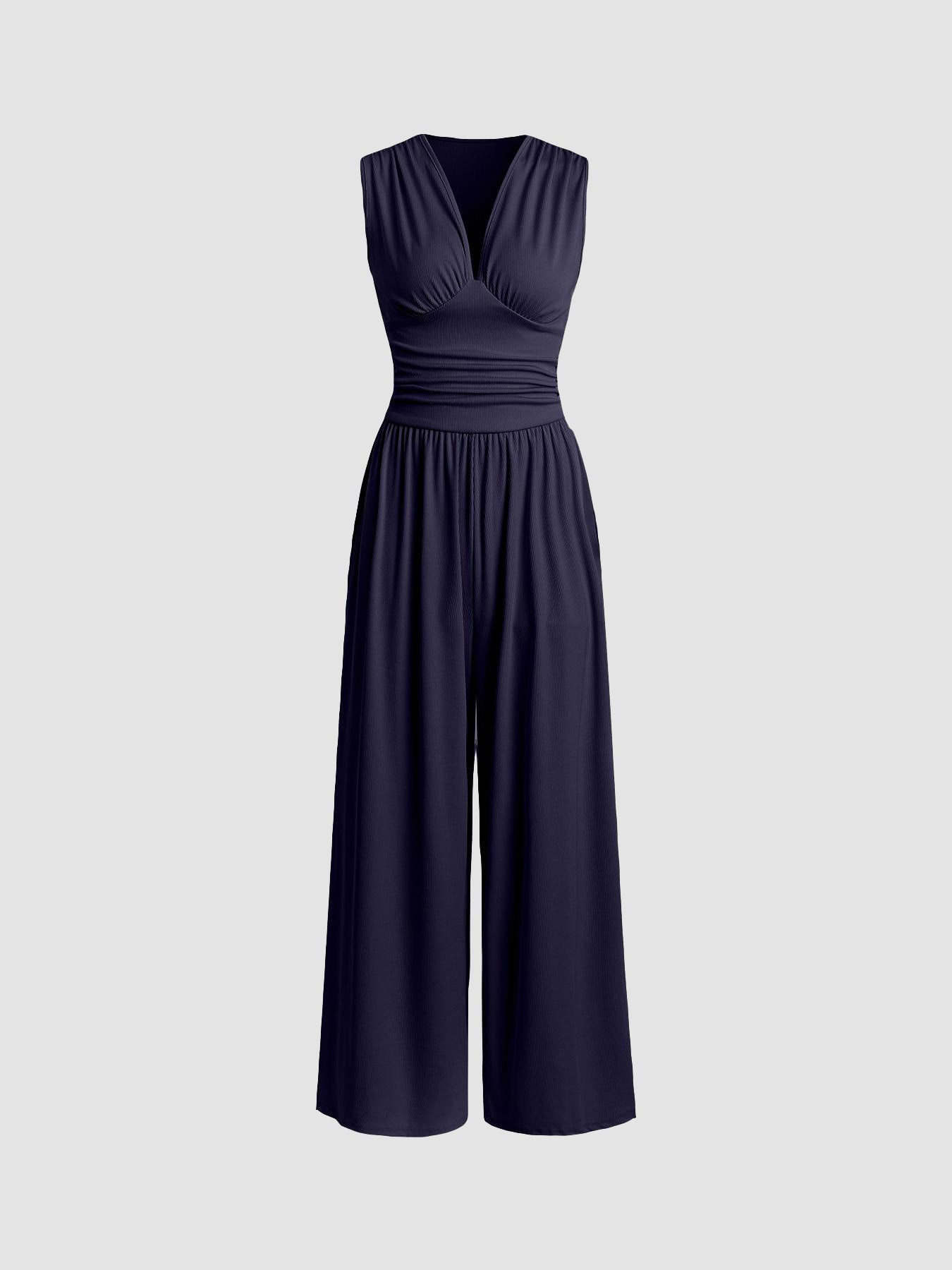 CHARITY – Mono elegante sin mangas y de pierna ancha