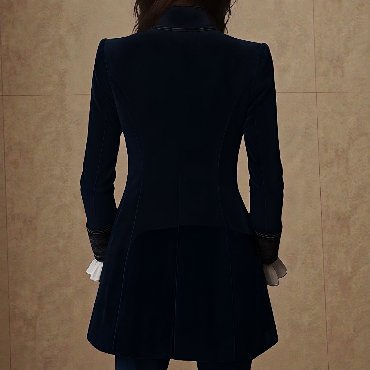 NURIA™║Elegante chaqueta de terciopelo
