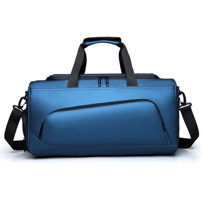 Borsa sportiva da palestra, borsa di grande capacità, borsa da viaggio portatile, multi-scomparto con porta scarpe, perfetta per le vacanze