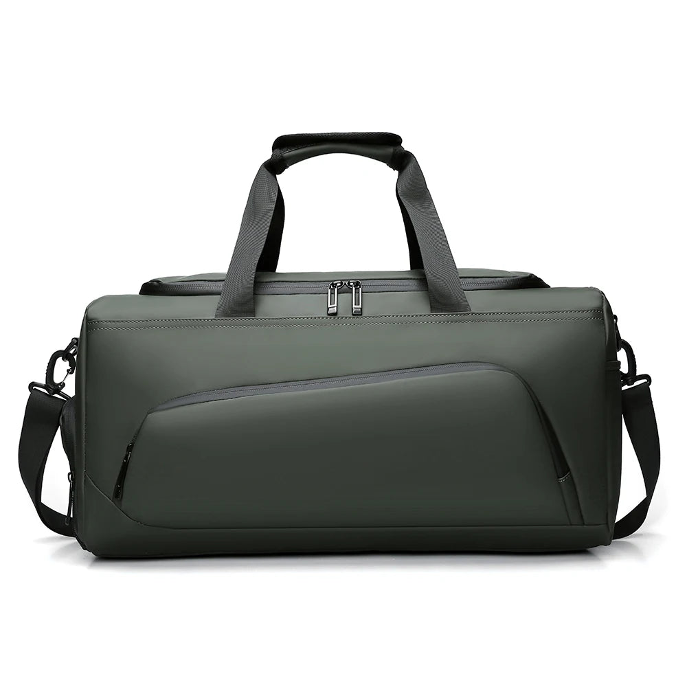 Borsa sportiva da palestra, borsa di grande capacità, borsa da viaggio portatile, multi-scomparto con porta scarpe, perfetta per le vacanze