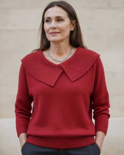 LUCIA║Maglione caldo con collo morbido