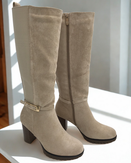 Botas altas Tamar Beige