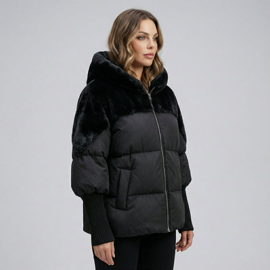 MARCELINA™║Chaqueta de plumas elegante