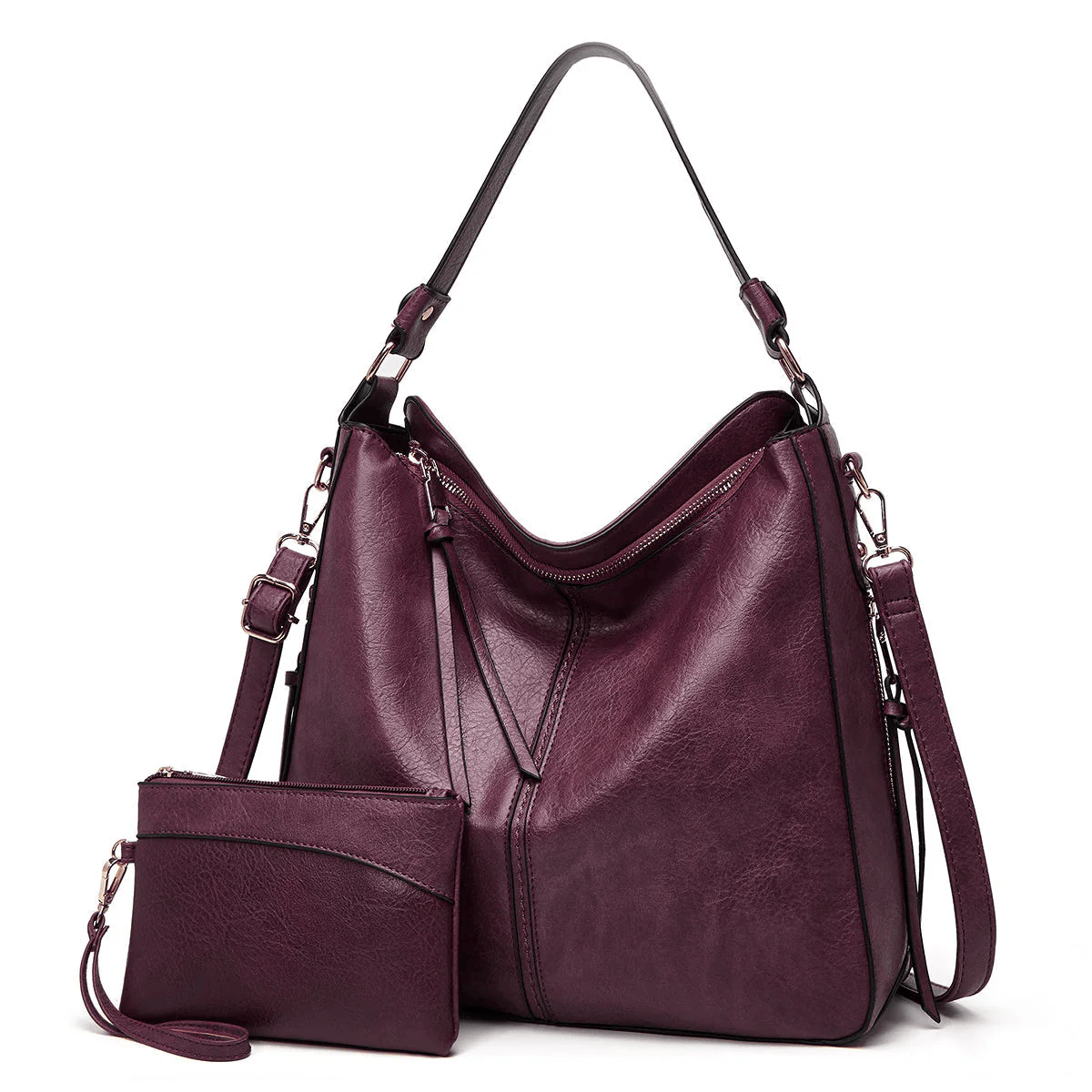 HOBO TULSSE – Borsa in pelle vintage + Portamonete in omaggio