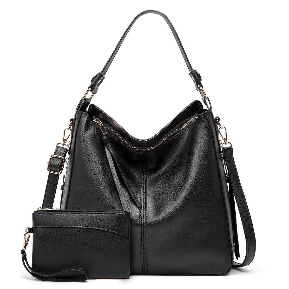 HOBO TULSSE – Borsa in pelle vintage + Portamonete in omaggio