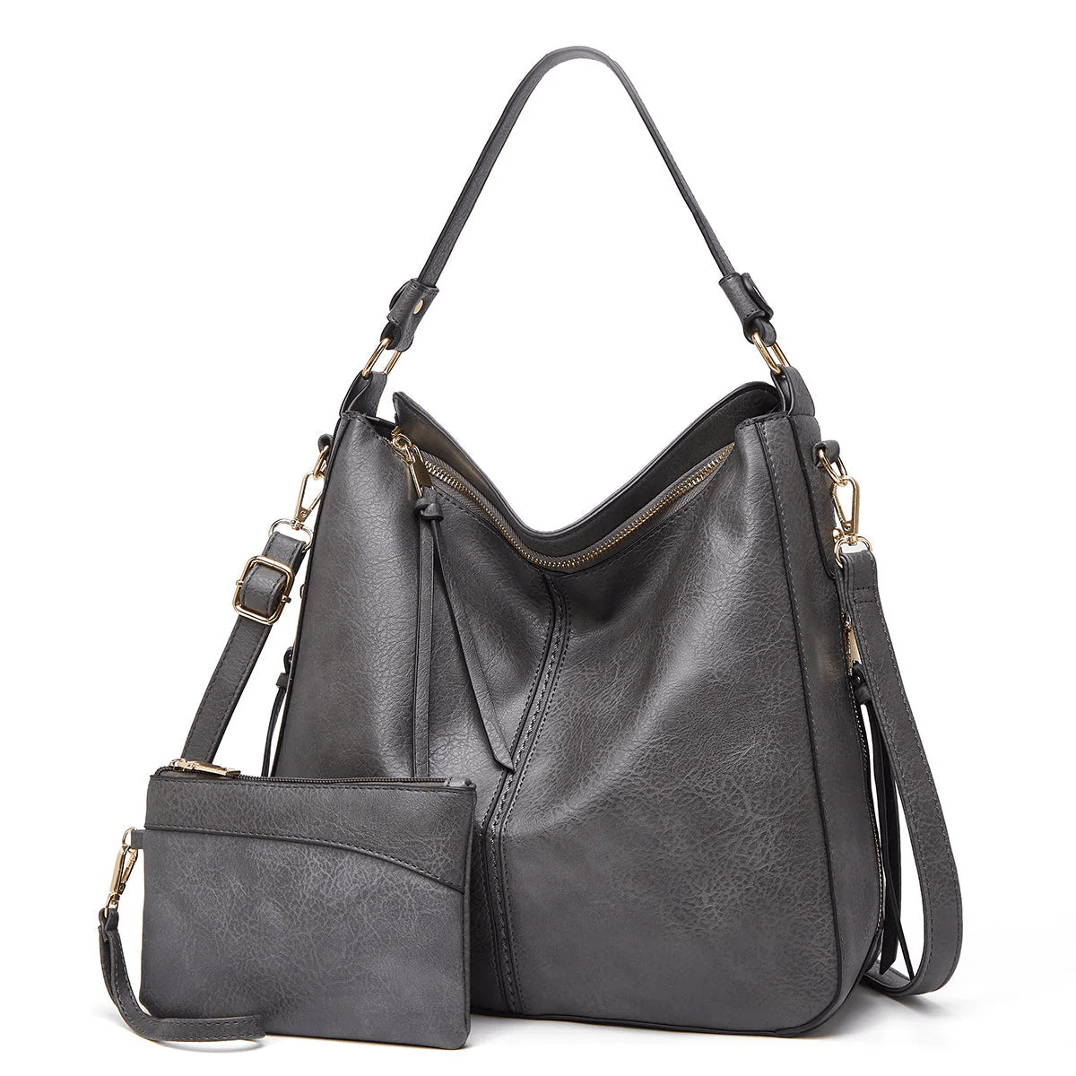 HOBO TULSSE – Borsa in pelle vintage + Portamonete in omaggio