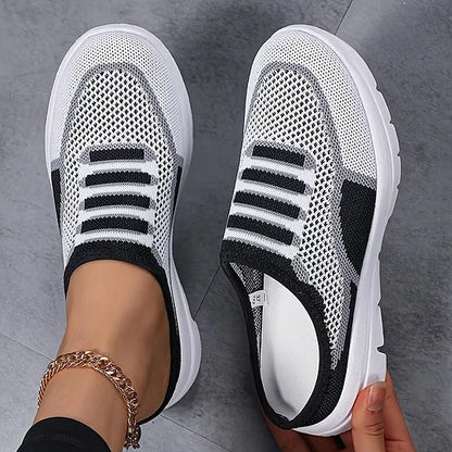 Zapatillas sin cordones para mujer, cómodas y ligeras