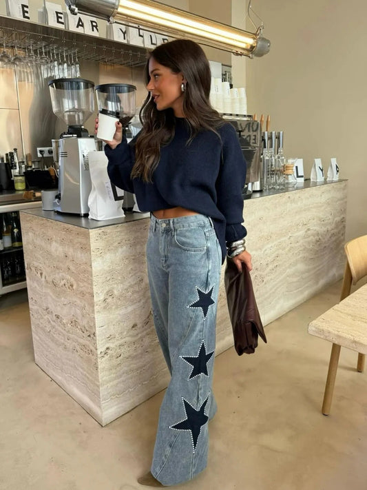 Melisa║Jeans casual di stelle