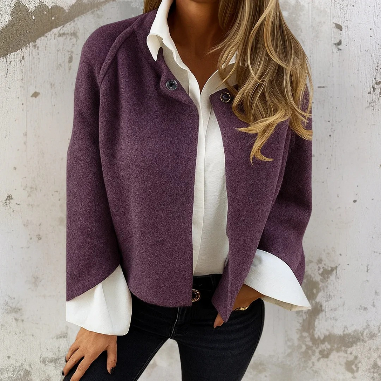 JUDITH™║Giacca corta elegante e calda
